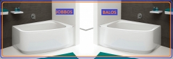 Sanplast kád, WAP/FREE aszimmetrikus-jobbos 100x160 Bemutató darab