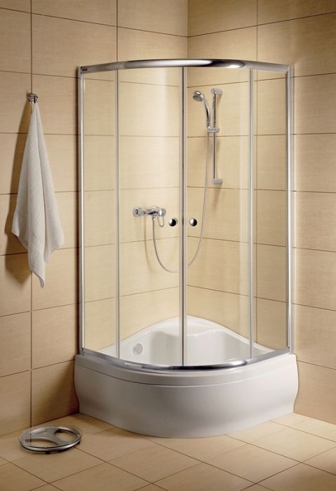 Radaway Classic A 1700 íves magastálcára szerelhető görgős zuhanyfülke